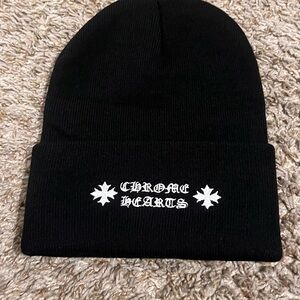 Chrome Hearts Black Knit Hat